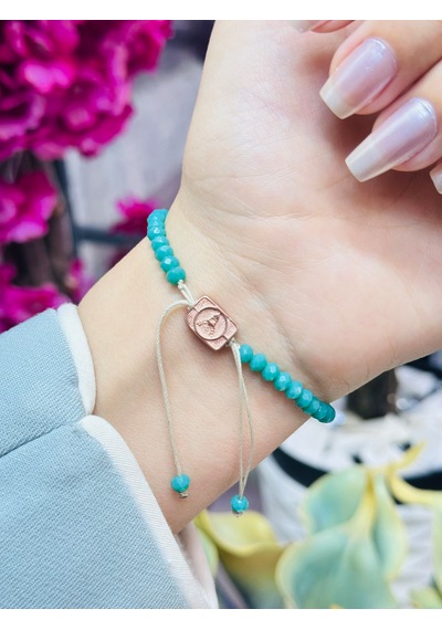 Kadın Gümüş Bileklik 14 Ayar Rose Altın Kaplama Kristal Taş Şık Hediye, İsteğe Göre İsim Yazılabilir Rose