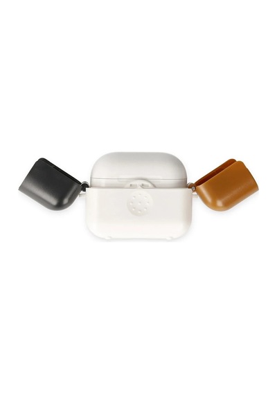 Newface Airpods Uyumlu 3 3.nesil Basmalı Kılıf Csmtex - 99 - Beyaz-siyah-kahverengi