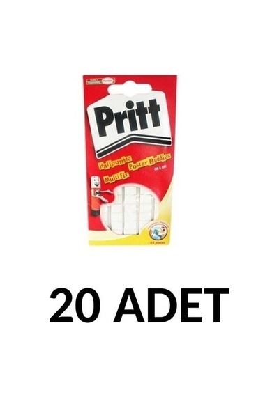 Pritt 20 Adet Patafix Multifix Hamur Yapıştırıcı 65 Parça