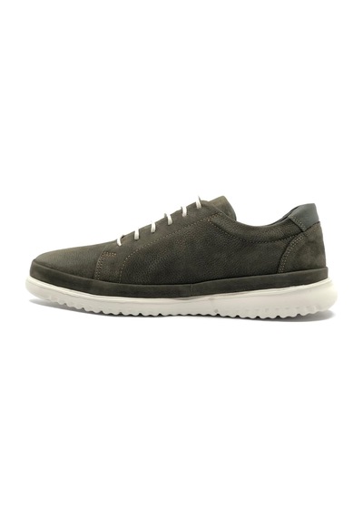 James Franco 9144 Deri Sneaker Casual Erkek Ayakkabı Haki