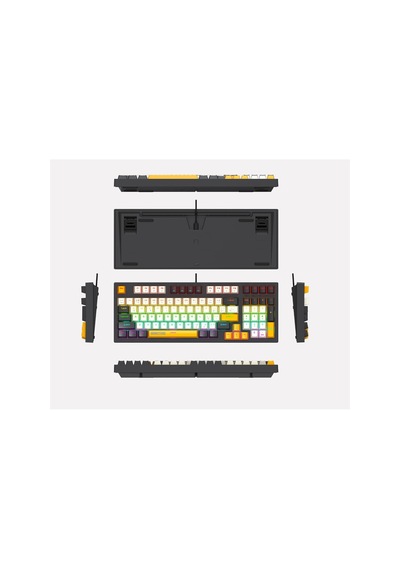 Mk1140 Rgb-abs- Red Swıtch Kablolu Mekanik Klavye