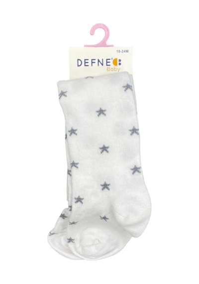 Defne Baby Bebek Külotlu Çorap 019-21 Beyaz
