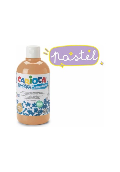 Carioca Tempera Suluboya Süper Yıkanabilir Pastel Turuncu 500 ML N11.41