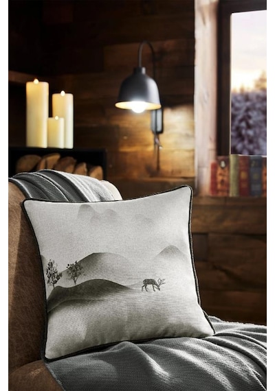 Özdilek Silence Winter Kırlent Kılıfı 43x43 Cm Krem