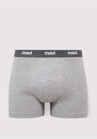 Mavi - Gri Basic Boxer 0911180-82816