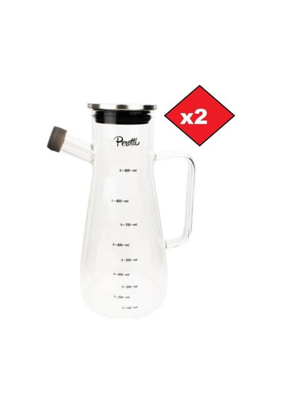 Perotti 2 Li Gaelon Cam Yağlık Sirkelik 900 Ml 12423 Şeffaf