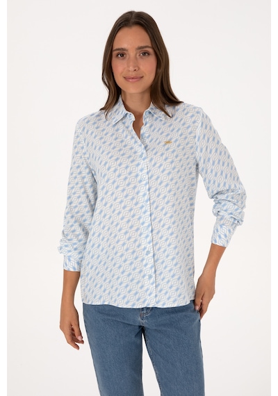 U.s. Polo Assn. Kadın Açık Mavi Gömlek Desenli 50316370-vr003 Acık Mavı U.s. Polo Assn. Kadın Açık Mavi Gömlek Desenli 50316370-vr003 Acık Mavı