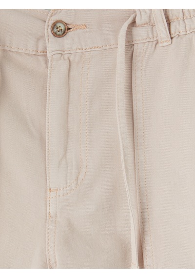 Lcw Jeans Pembe Beli Lastikli Kadın Jean Şort