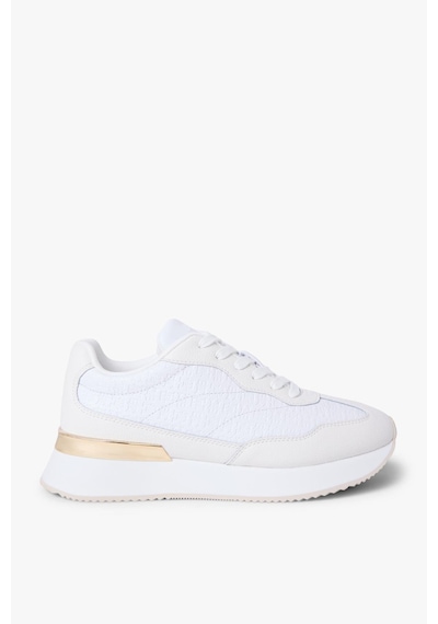 Tommy Hilfiger Th Chic Monogram Runner Beyaz Kadın Sneaker-13417 Beyaz