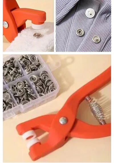 Plastik Çıt Çıt Pensi Kıyafet, Bebek Önlüğü, Gömlek Ve Tekstil Ürünleri İçin Çıtçıt Takma Al
