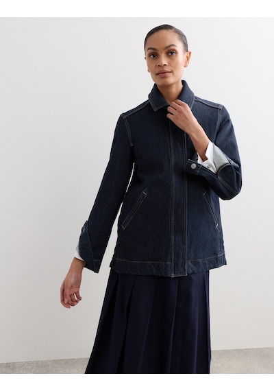 Marks & Spencer Denim Trucker Ceket Lacivert
