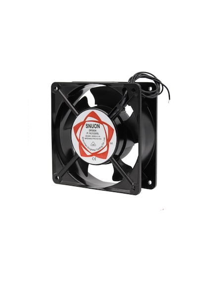 220V Fan 12Cm Metal Demir Fan 120X120X38Mm Kare Fan