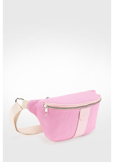 Housebags Kadın Pembe Kanvas Bel Çantası 213 Kanvas Pembe