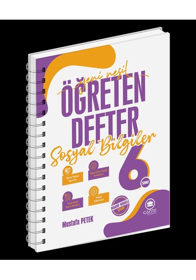 Çanta 6.sınıf Sosyal Bilgiler Öğreten Defter Yeni