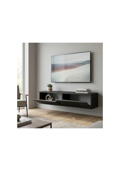 Tda1204b Corsa Duvara Montaj Tv Stand, Tv Rafı Beyaz 120cm