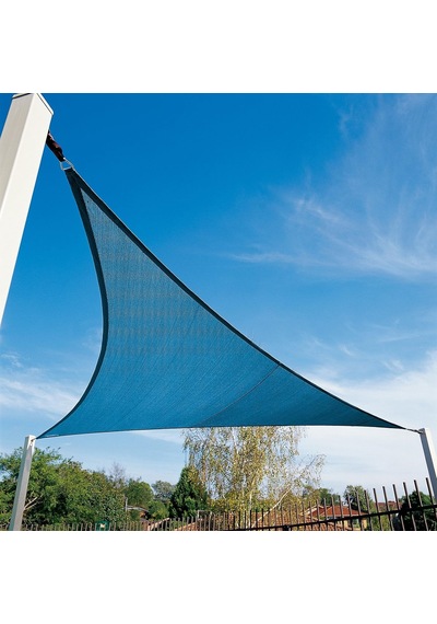 473921 Coolhaven Gölgelik Yelken Donanım Kitli, 12' Üçgen, Safir Çok Renkli