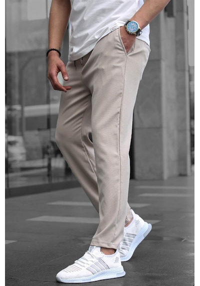 Madmext Bej Relaxed Erkek Pantolon 6510-bej Bej
