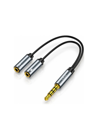 3.5mm Kulaklık Mikrofon Ayırıcı Kablo, Çift Girişli Aux Ses Adaptörü, Telefon Tablet Bilgisayar Kulaklık Hoparlör Uyumlu, Altın Kaplama, Alüminyum Gövde, Tak Çalıştır A329a 3.5mm Kulaklık Mikrofon Ayırıcı Kablo, Çift Girişli Aux Ses Adaptörü, Telefon Tablet Bilgisayar Kulaklık Hoparlör Uyumlu, Altın Kaplama, Alüminyum Gövde, Tak Çalıştır A329a