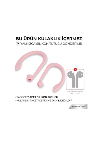 Silikon Kulaklık Kancası 2 Li Set Saplı Bluetooth Kulaklıklar İçin Düşme Önleyici Esnek Kulak Askısı, Spor Ve Günlük Kullanım Baby Pink Baby Pink Silikon Kulaklık Kancası 2 Li Set Saplı Bluetooth Kulaklıklar İçin Düşme Önleyici Esnek Kulak Askısı, Spor Ve Günlük Kullanım Baby Pink Baby Pink