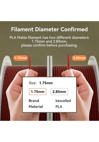 Mat Pla Filament, 1,75 Mm +/- 0,03 Mm, Parlak Renk, Mat Doku, 3d Yazıcı Filamenti, 1 Kg Makara 2,2 Lbs , Çoğu Fdm Yazıcı İçin Uygun, Düzgün Sarım, Bej