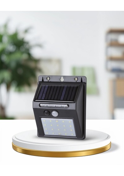 20 Led Güneş Enerjili Hareket Sensörlü Duvar Lambası - 4992