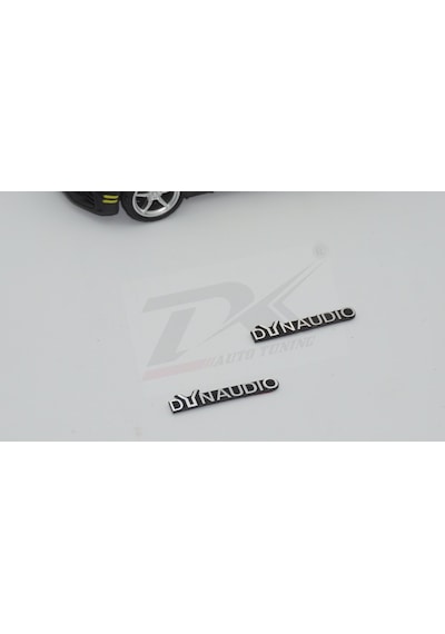 Dynaudio Logo Hoparlör Krom Metal 3M Logo Amblem 2 Li Set N11.4295