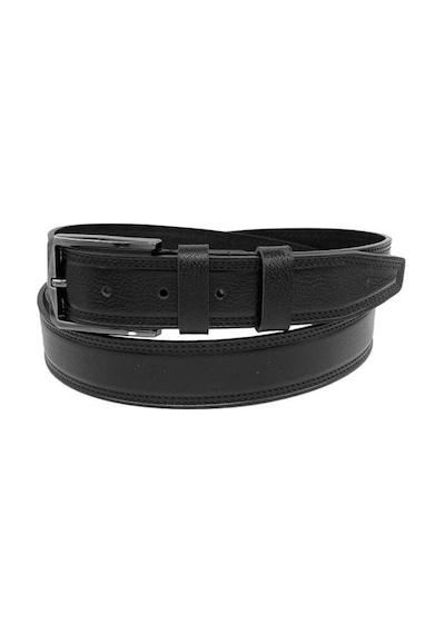 Süzer Deri Siyah Hakiki Deri Dikişli 3.5 Cm.Lik Klasik Erkek Kemer - 300-28