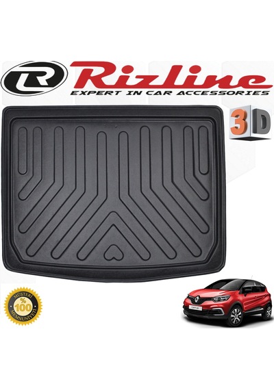 Renault Captur 3D Alt Bagaj Havuz Paspası 2020 Sonrası Rizline N11.9307