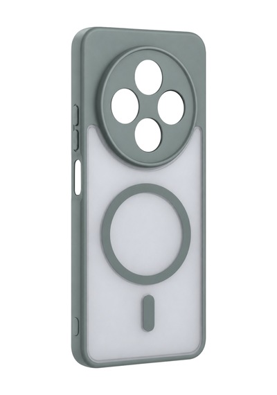 Xiaomi Redmi 14c Loji Magsafe Kapak - Gri Çok Renkli