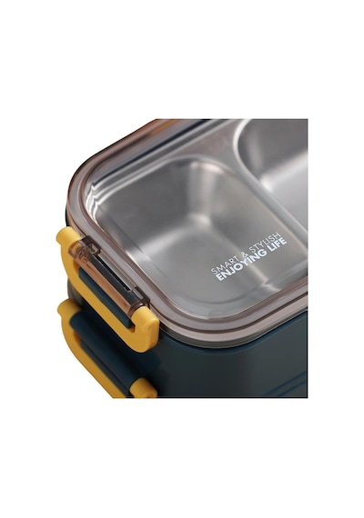 Vagon Çelik Lunch Box 1400 ML Yeşil