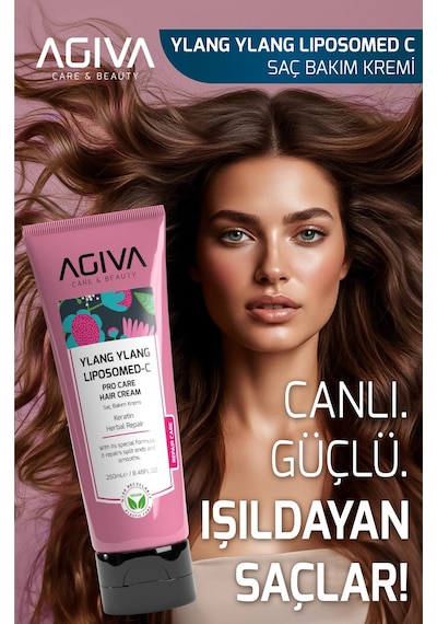 Ylang Ylang Liposomed C Yıpranmış Ve Zayıf Saçlar İçin Saç Bakım Kremi-vegan