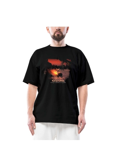 Katatonia Nightmares Siyah Oversize Tişört