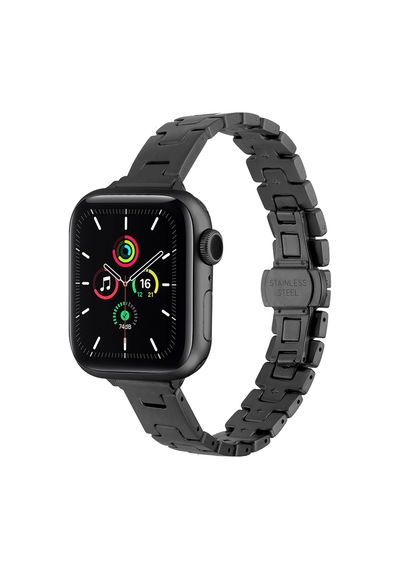 Watch 7 45mm Krd-150 Metal Kordon Strap Kayış - Siyah