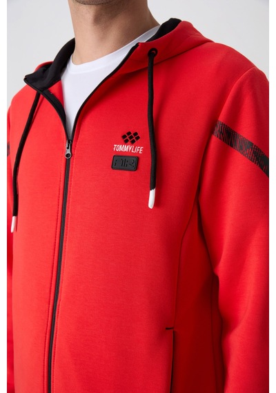 Tommy Life Fiesta - Siyah Pamuklu Kalın Yumuşak Dokulu Comfort Fit Baskılı Erkek Eşofman Takım - 85236 Kırmızı - Siyah Tommy Life Fiesta - Siyah Pamuklu Kalın Yumuşak Dokulu Comfort Fit Baskılı Erkek Eşofman Takım - 85236 Kırmızı - Siyah