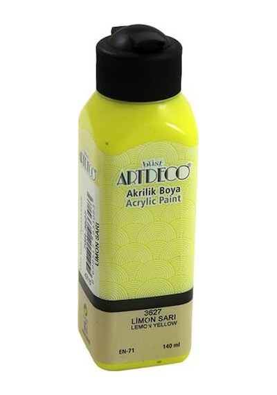 Artdeco Akrilik Boya 140 Ml. Limon Sarı 070R-3627