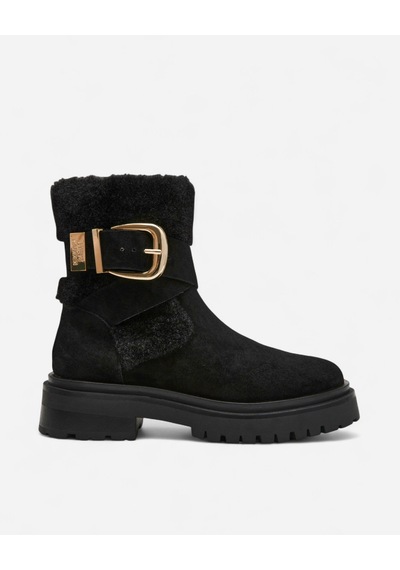 Steve Madden Lodge Black Sued Kadın Siyah Bot Lodge