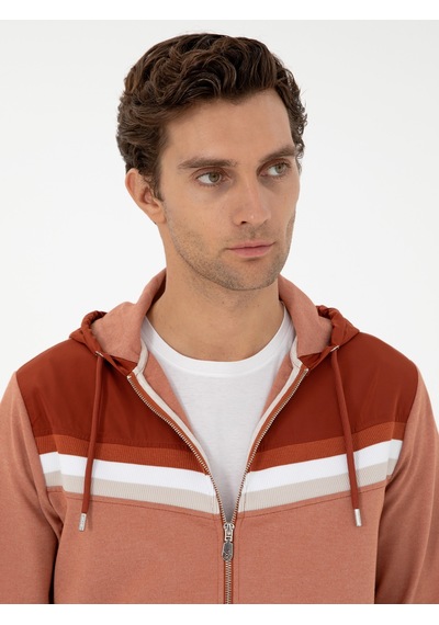 Cacharel Erkek Pas Sweatshirt 50292490-vr040 Kahverengi