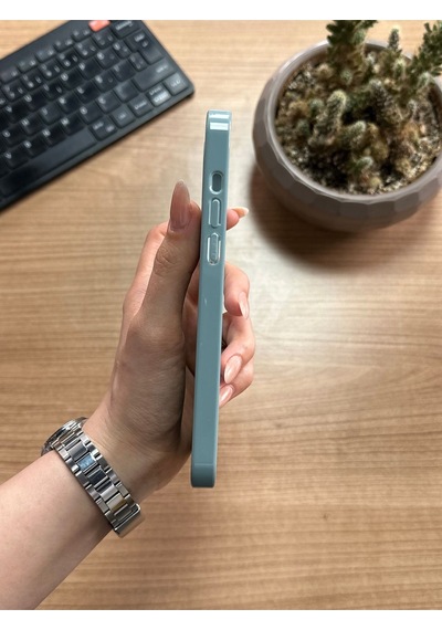 Apple Uyumlu iPhone 14 Pro Max Animasyonlu Stylus Silikon Kılıf Yeşil