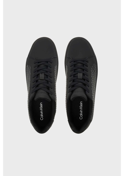 Calvin Klein Logolu Sneaker Ayakkabı Ym0ym014310gj Erkek Ayakkabı Ym0ym01431 0gj Siyah