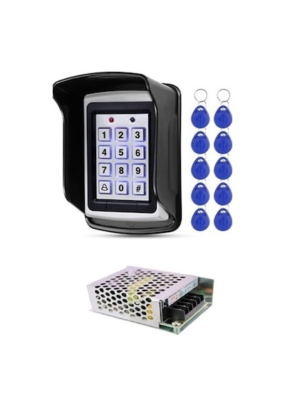 Rfid Şifreli Kapı Kilidi-p200 Adaptör Koruyucu Kapak + 10 Tag
