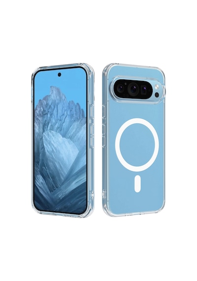 Adige Google Pixel 10 Pro Xl Kılıf London Magsafe Kablosuz Şerj Arç Tutucu Özellikli Şeffaf