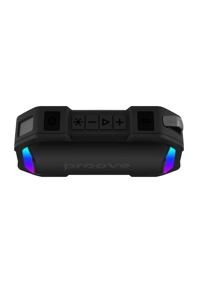 Proove Black Rock 10w Taşınabilir Bluetooth Hoparlör Tws & Rgb Işıklı Ipx7 Su Geçirmez Manyetik Mıknatıslı