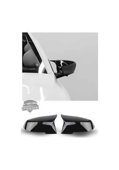 Citroen C Elysee 2013-2017 Uyumlu Batman Yarasa Ayna Kapağı Piano Black