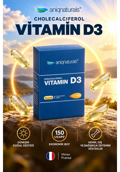 VİTAMİN D3 1000IU 150 LICAPS