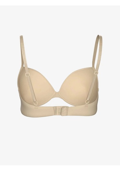 Scm Lingerie Scm Lıngerıe Siyah Balenli Dolgusuz Düz Tişört Sütyen 2'li Paket Siyah-ten Siyah - Ten Rengi