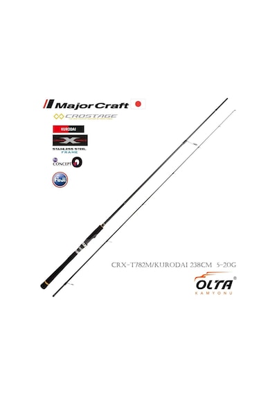Major Craft New Crostage Crx-T782M/Kurodai 238Cm 5-20Gr