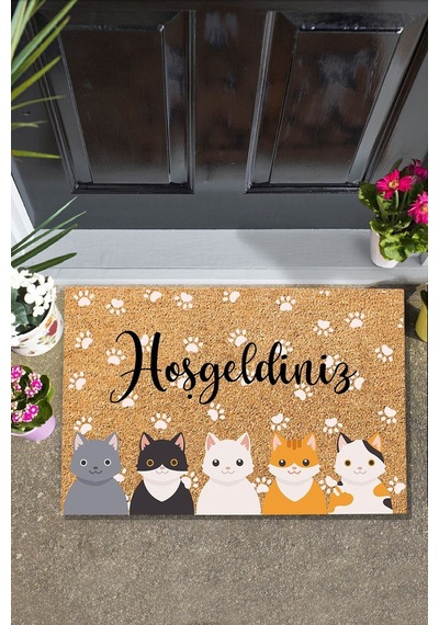 Five Cat Özel Tasarım Iç Ve Dış Pvc Kapı Önü Paspasları
