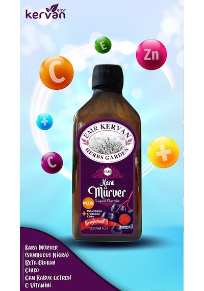 Emr Kervan Karamürver Ekstrakt&Beta Glokan&C Vitamini 250 ML