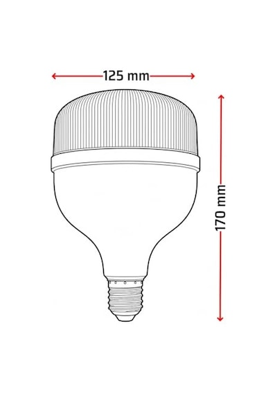Torch Kristal Led Ampul 50 Watt Yüksek Aydınlık Sunan Soğuk Beyaz Ampül 5000 Lümen Güçlü Işık