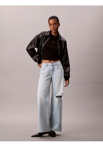 Calvin Klein Kadın Tişört-lv047a803g Siyah